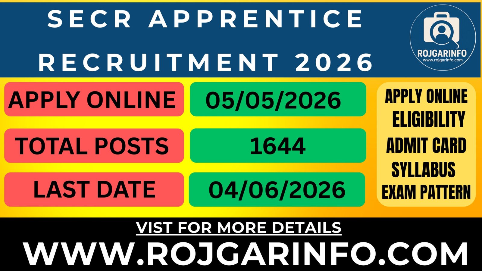 SECR Apprentice Recruitment 2026