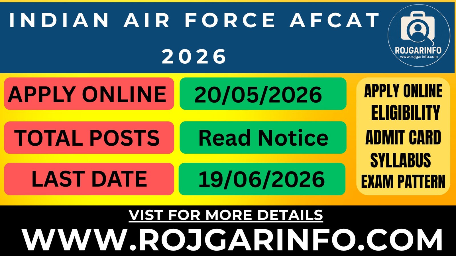 Indian Air Force AFCAT 2026